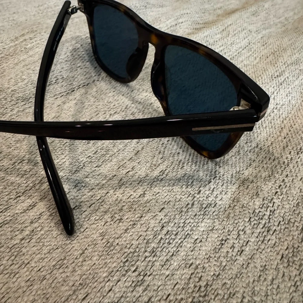 Tom Ford Tortoiseshell Sunglasses with Dark Green Lenses
